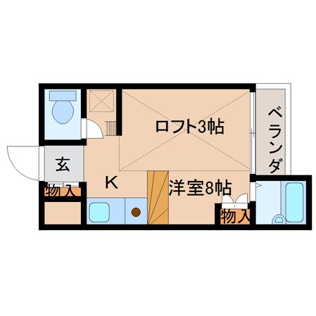 近鉄奈良駅 徒歩18分 1階の物件間取画像